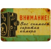 Магнит Вас снимает скрытая камера