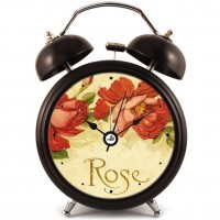 Оригинальный Будильник Rose Черный
