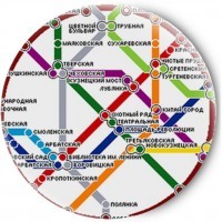 Магнит на холодильник Метро