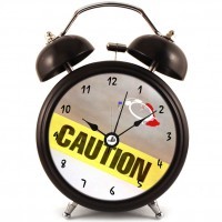 Оригинальный Будильник CAUTION Черный