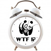Оригинальный Будильник WTF Белый