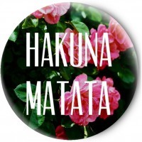 Одностороннее зеркальце Hakuna Matata