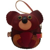 Оригинальный кошелек-ключница Коала_красная