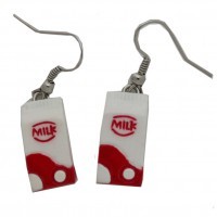 Объемные серьги Milk