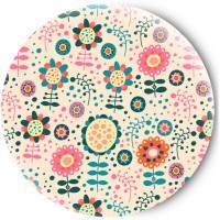 Одностороннее зеркальце Floral pattern