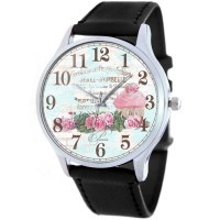 Дизайнерские часы Pink roses standart