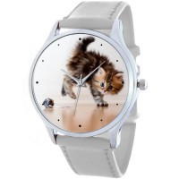 Дизайнерские часы Kitten concept